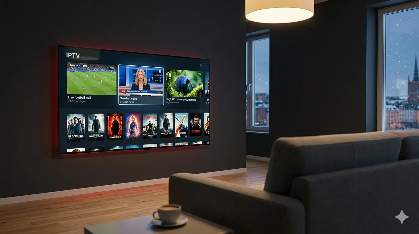 IPTV Sverige – guide till abonnemang och enheter 2026