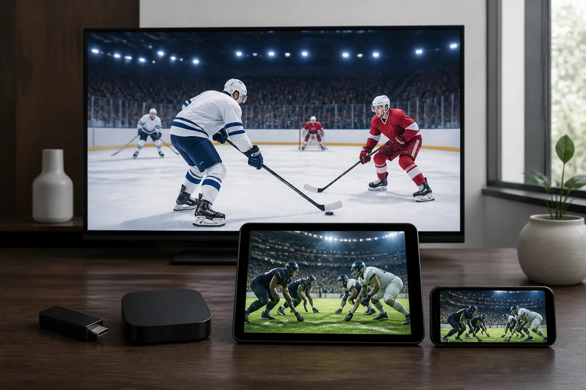 IPTV sport – streama Allsvenskan, SHL och Champions League i ett gränssnitt på flera enheter
